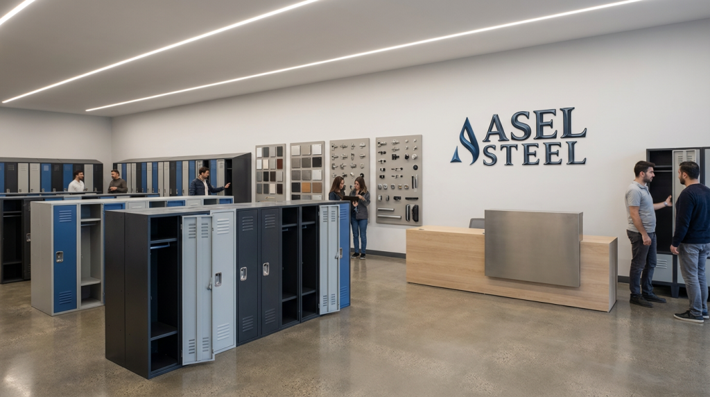 Changing Room Metal Wardrobe Steel Clothes Storage Cabinet Locker