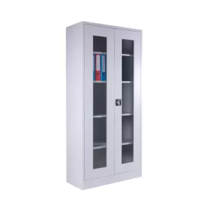 asld 002 198cm camlı metal dosya dolabı